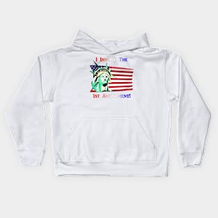 I Invoke the 1st Amendment Kids Hoodie